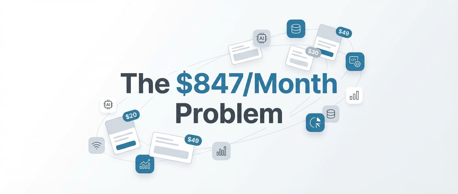 The Hidden Cost of AI Subscription Sprawl (And How to Cut 70% of It)